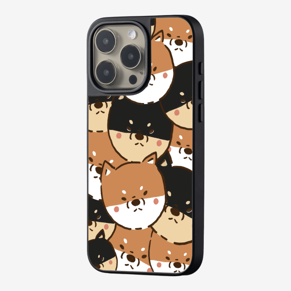 Crowded Shiba Inu Phone Case