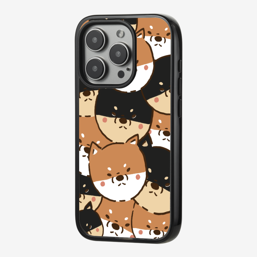 Crowded Shiba Inu Phone Case