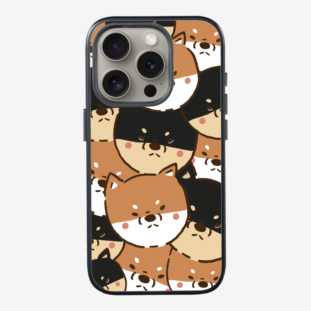 Crowded Shiba Inu Phone Case