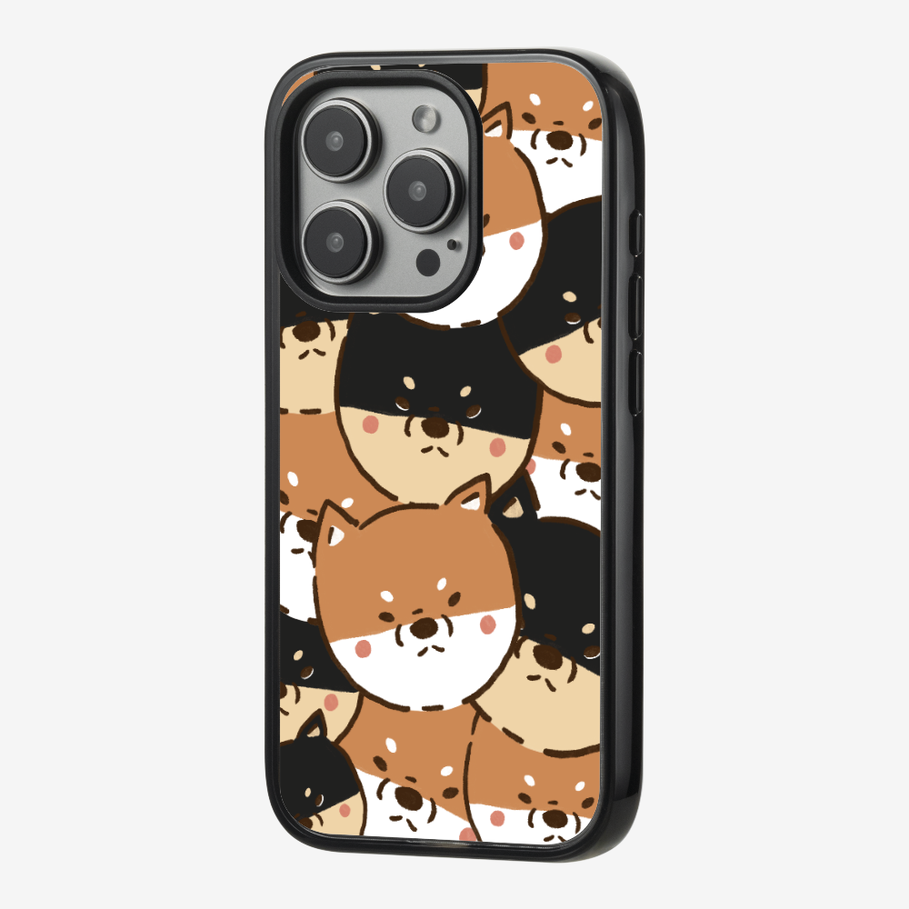 Crowded Shiba Inu Phone Case