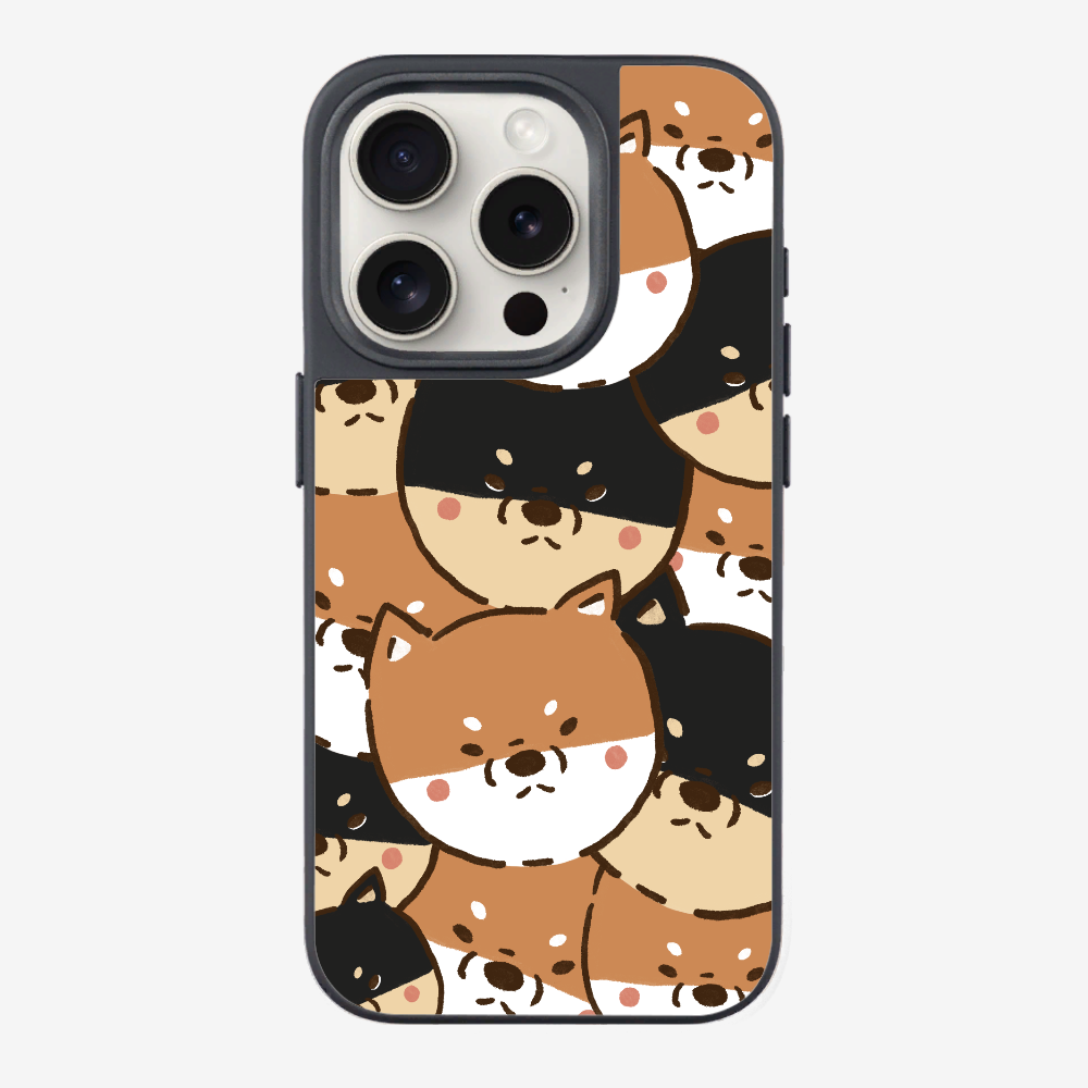 Crowded Shiba Inu Phone Case