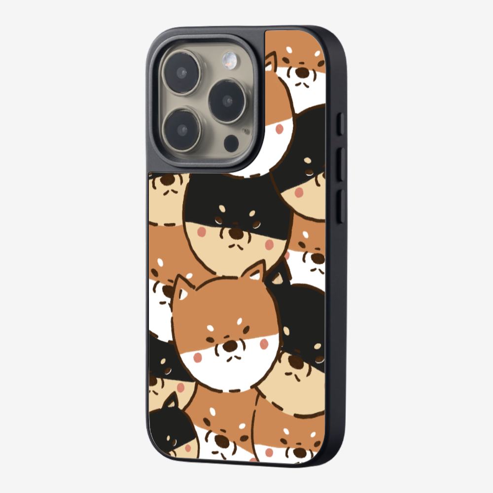 Crowded Shiba Inu Phone Case