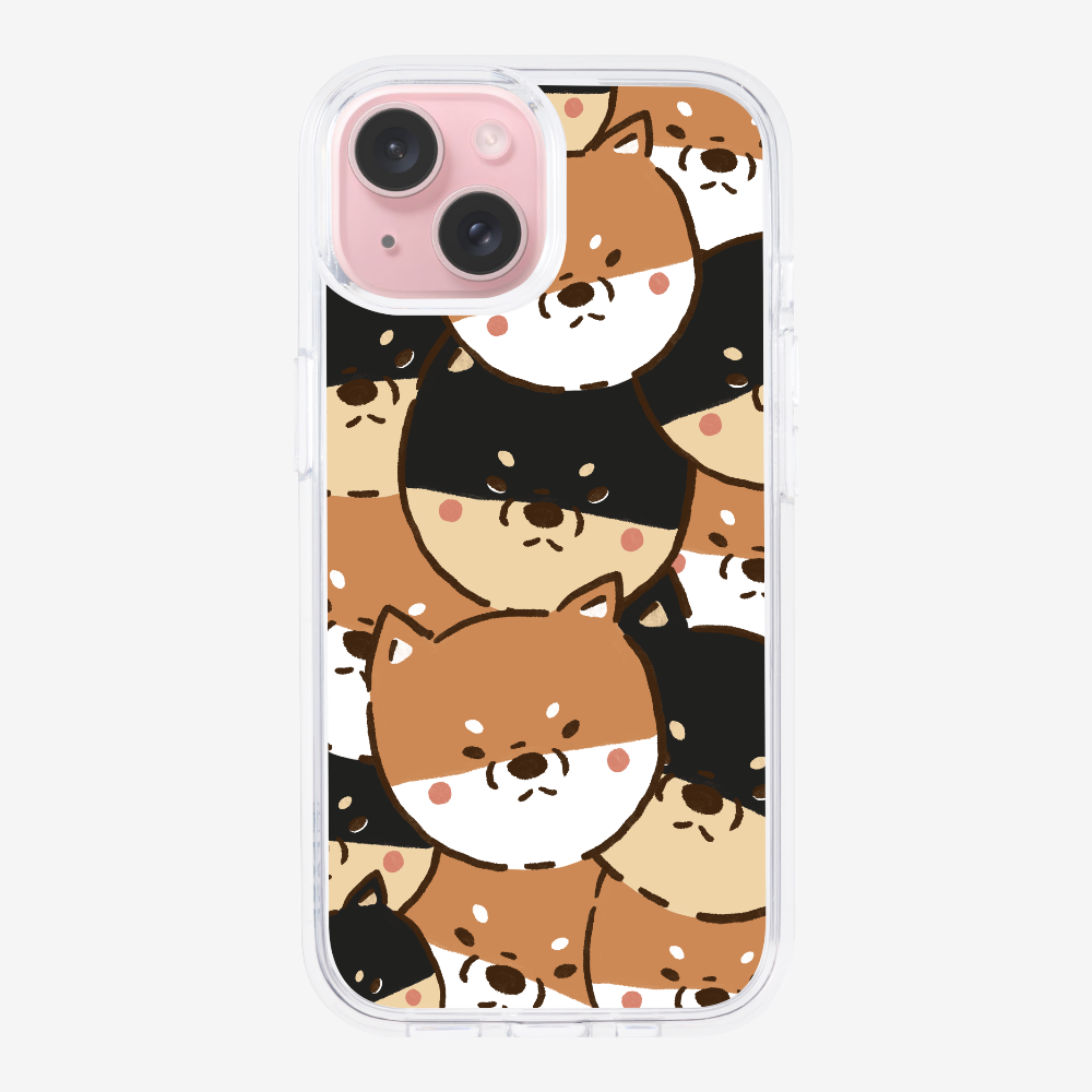 Crowded Shiba Inu Phone Case