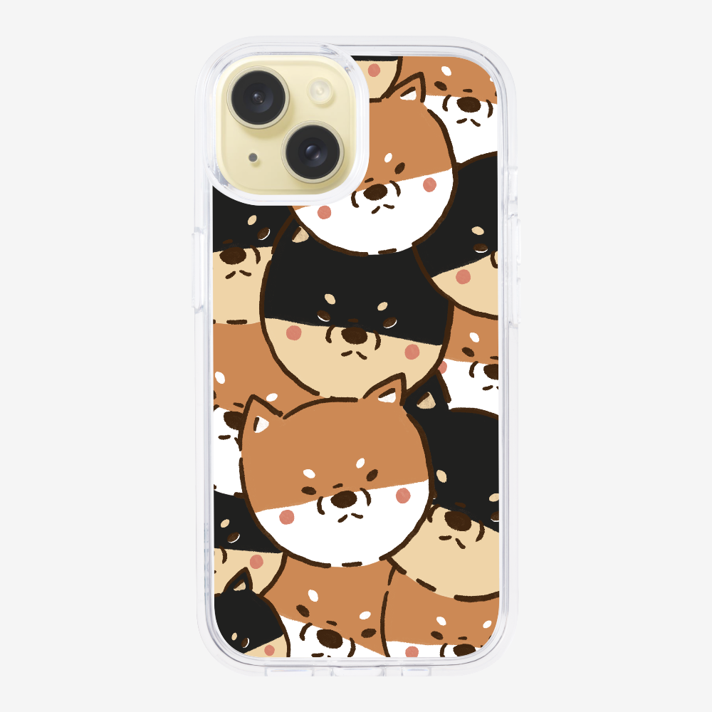 Crowded Shiba Inu Phone Case