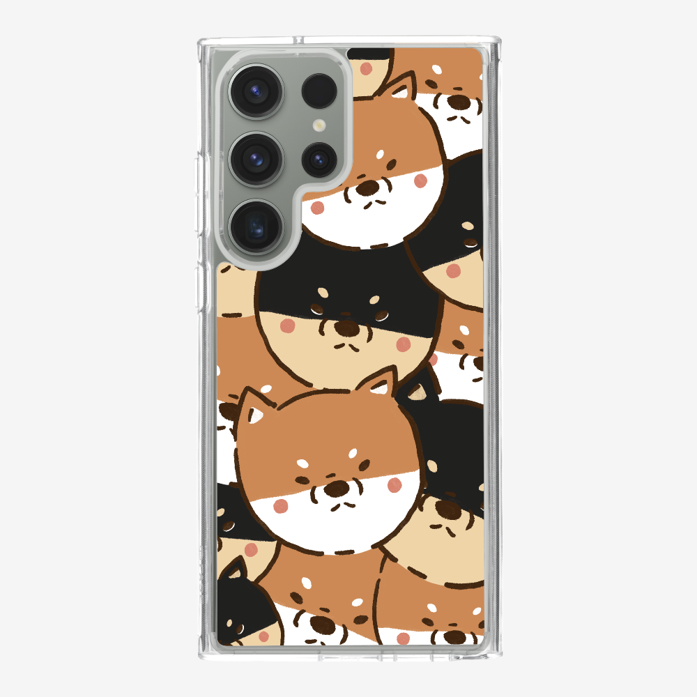 Crowded Shiba Inu Phone Case