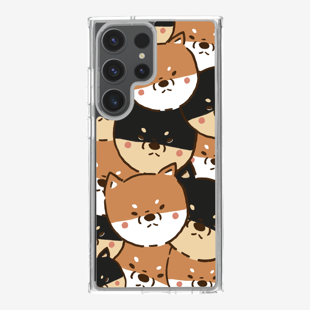 Crowded Shiba Inu Phone Case