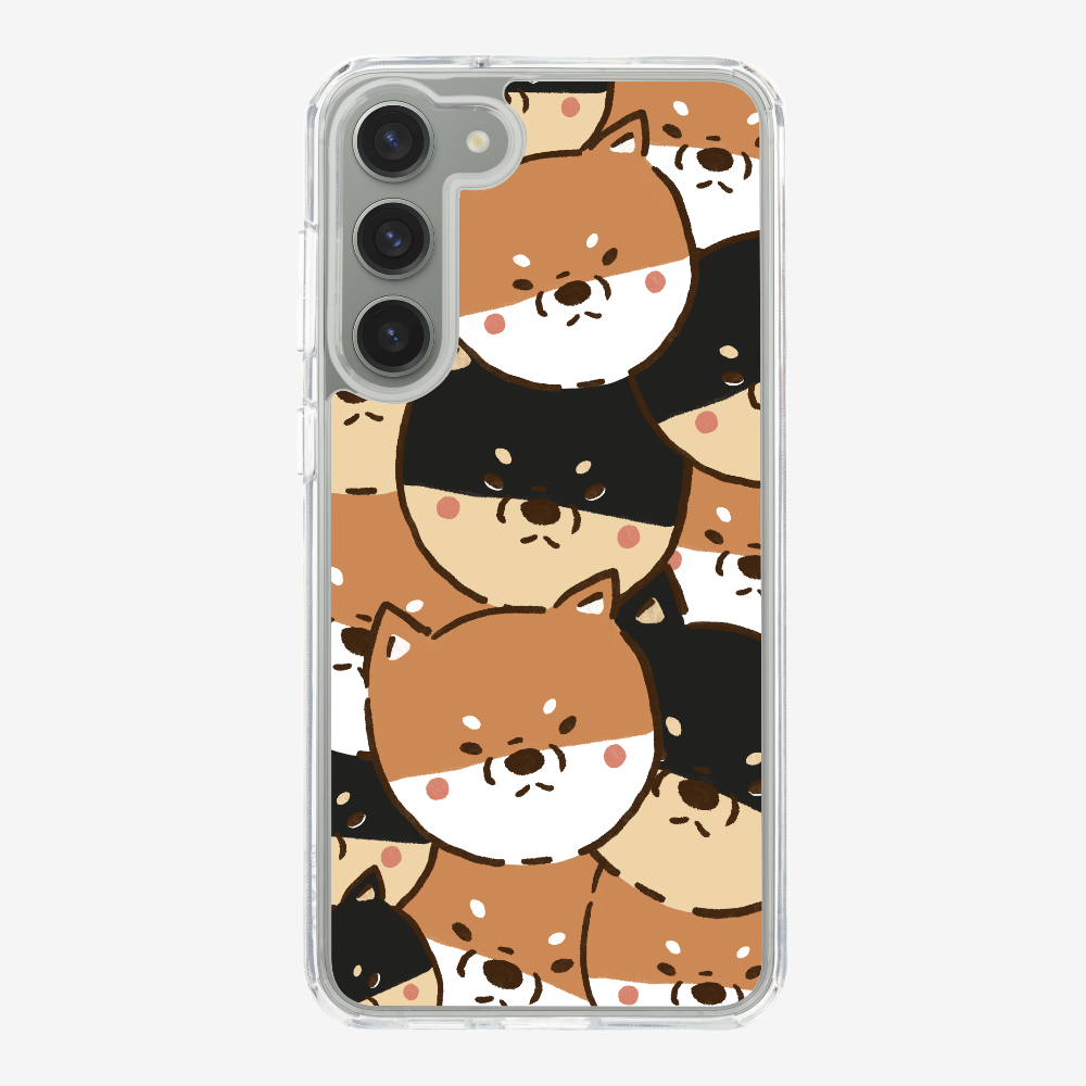 Crowded Shiba Inu Phone Case