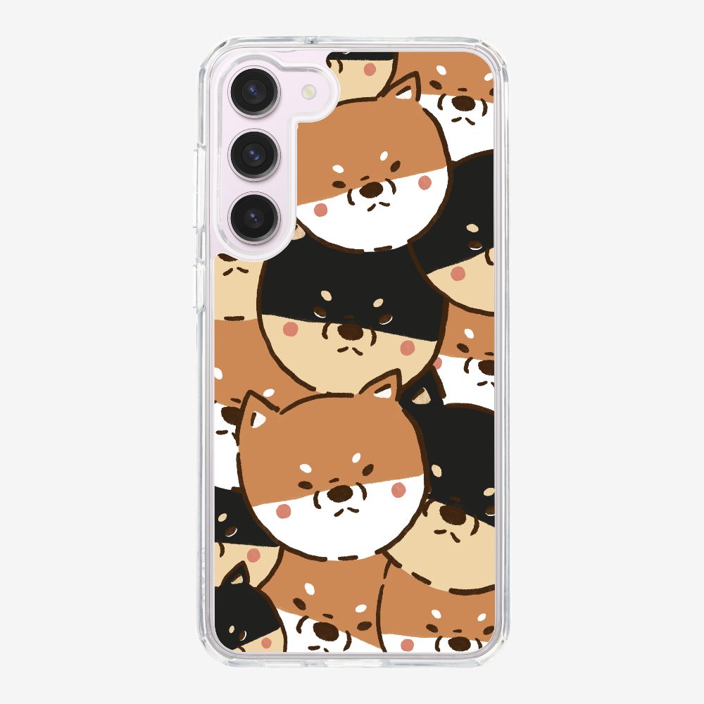 Crowded Shiba Inu Phone Case