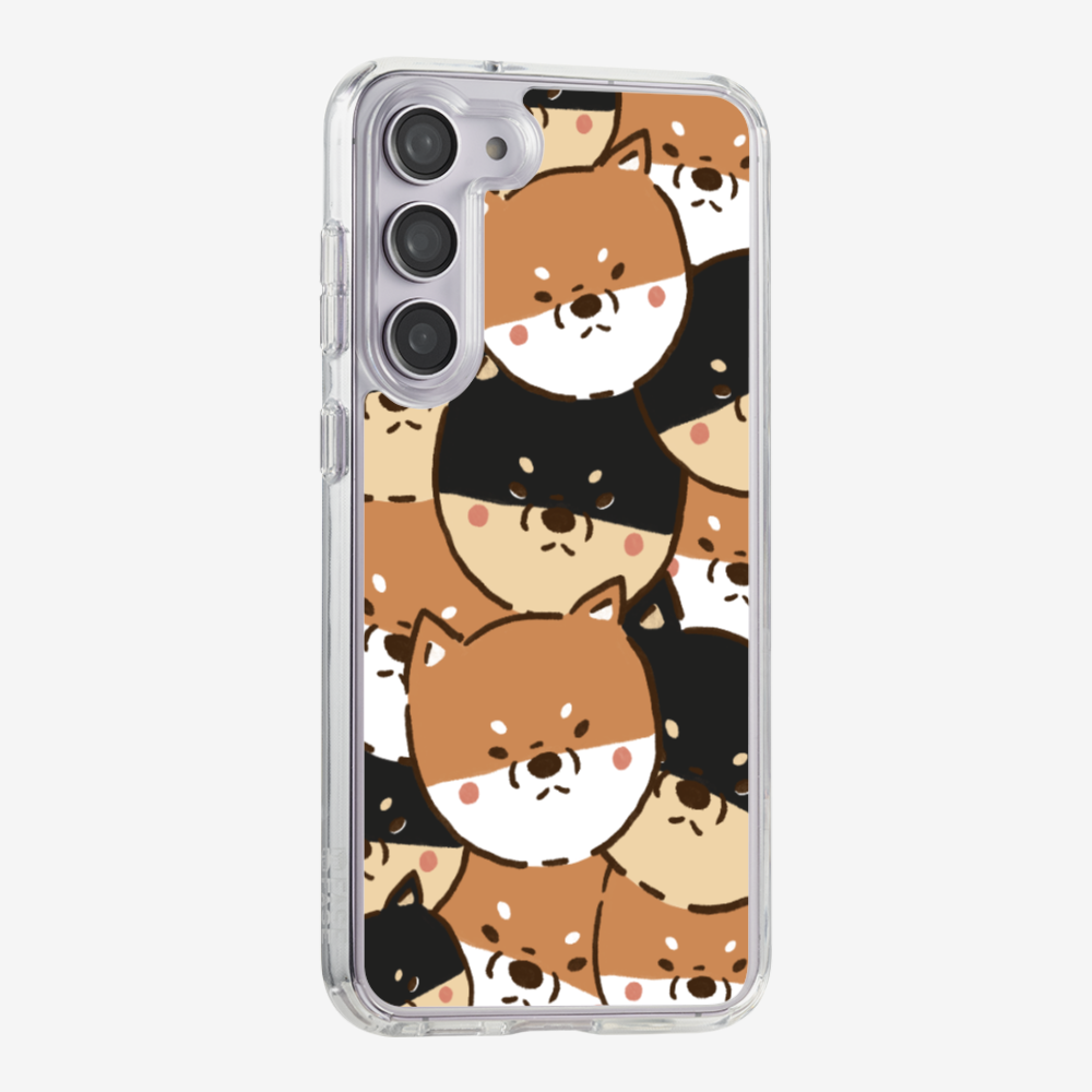 Crowded Shiba Inu Phone Case