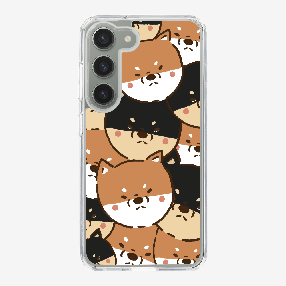 Crowded Shiba Inu Phone Case