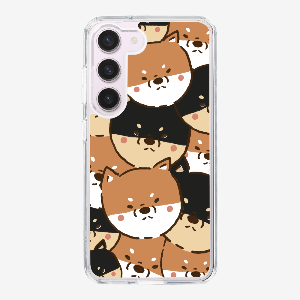 Crowded Shiba Inu Phone Case