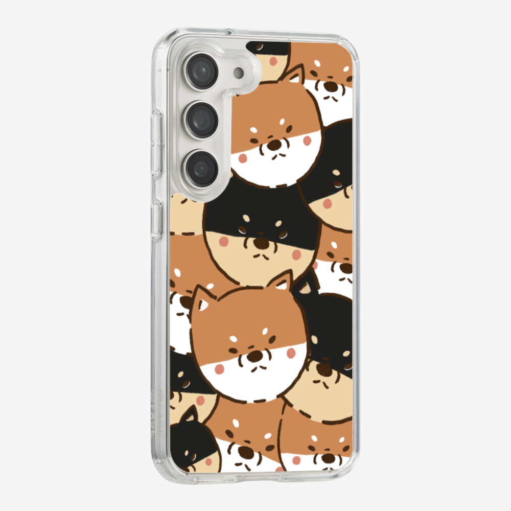 Crowded Shiba Inu Phone Case