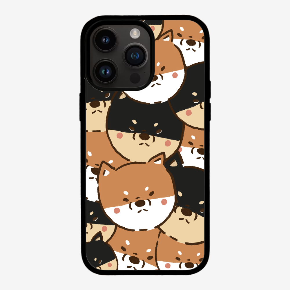 Crowded Shiba Inu Phone Case