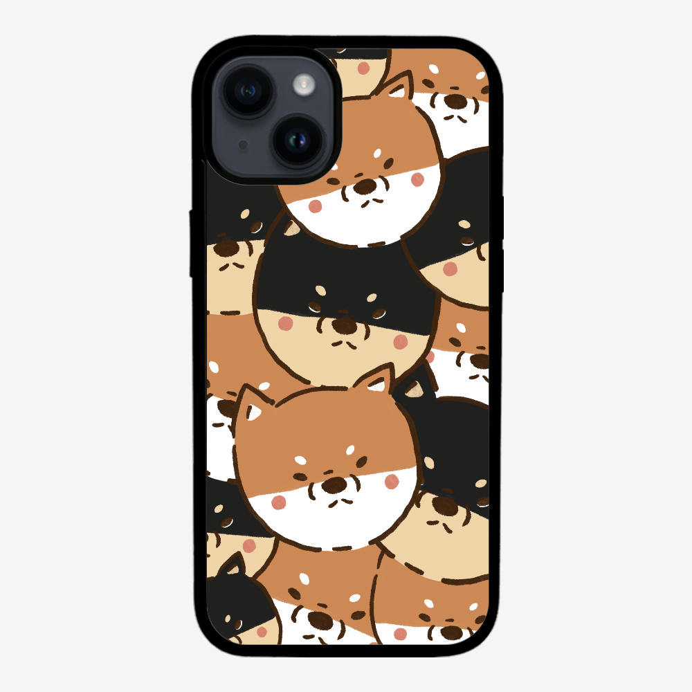 Crowded Shiba Inu Phone Case