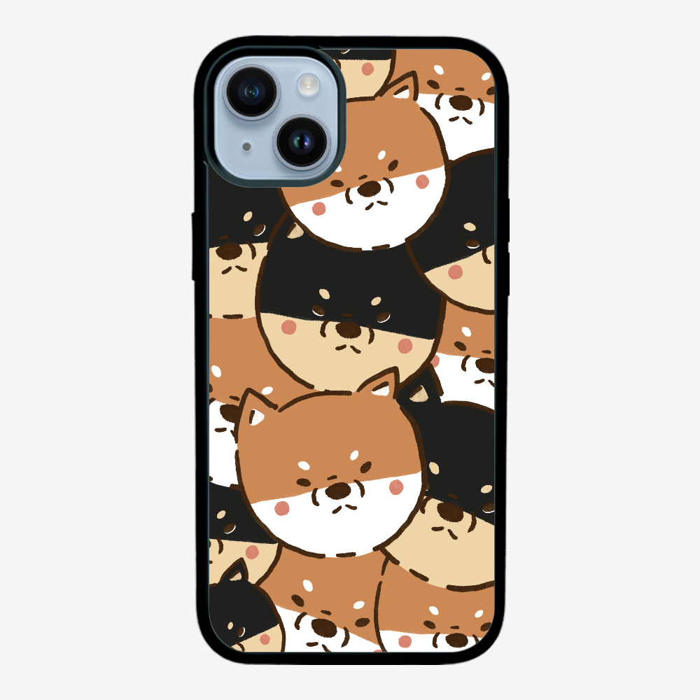 Crowded Shiba Inu Phone Case