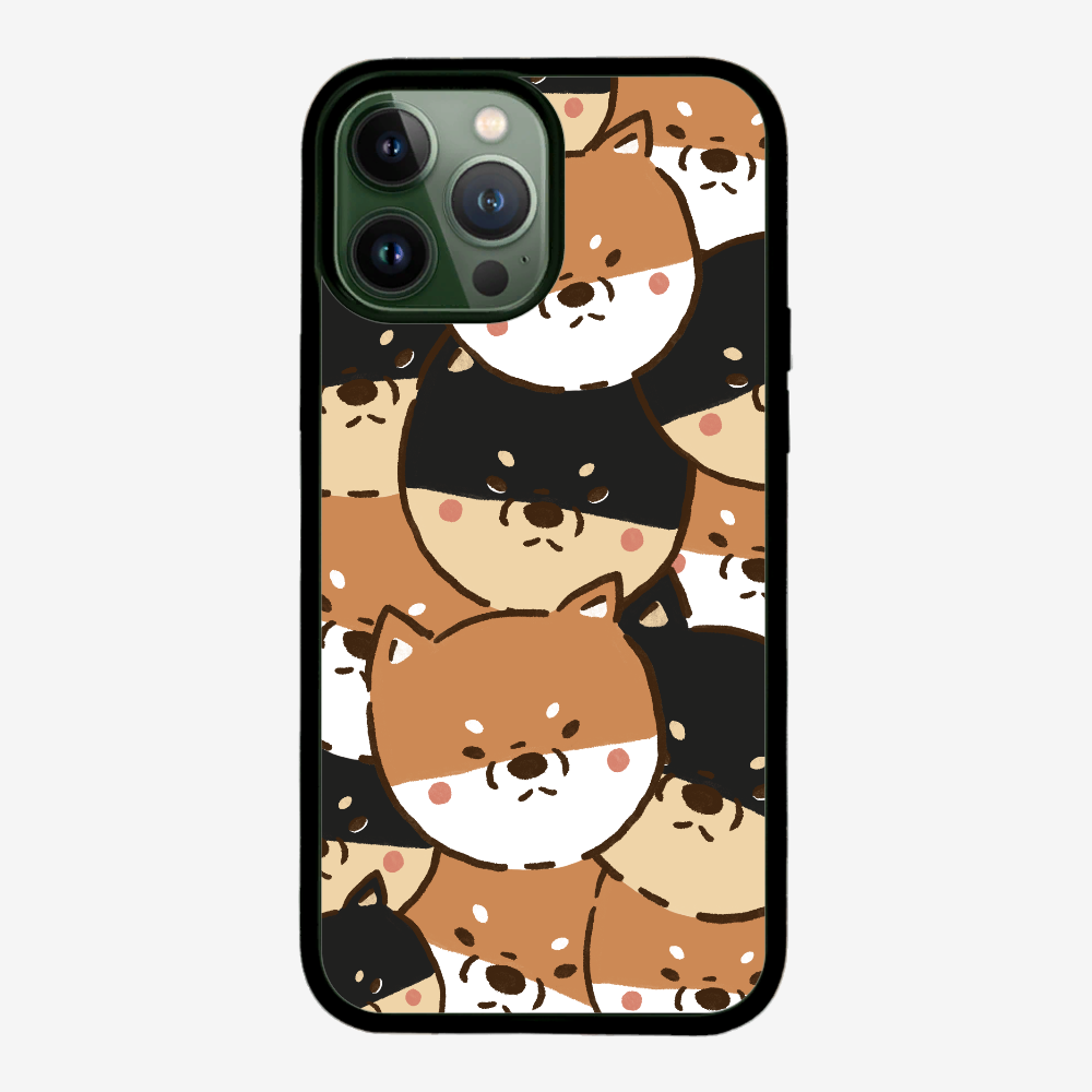 Crowded Shiba Inu Phone Case