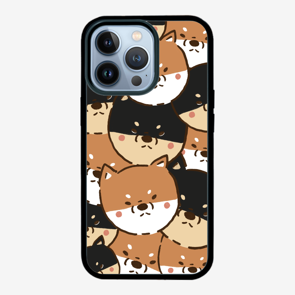 Crowded Shiba Inu Phone Case