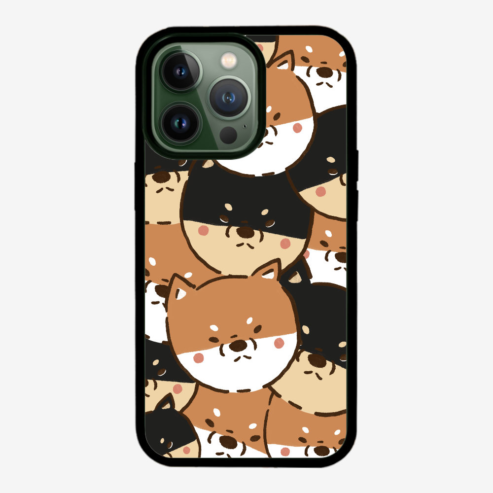 Crowded Shiba Inu Phone Case