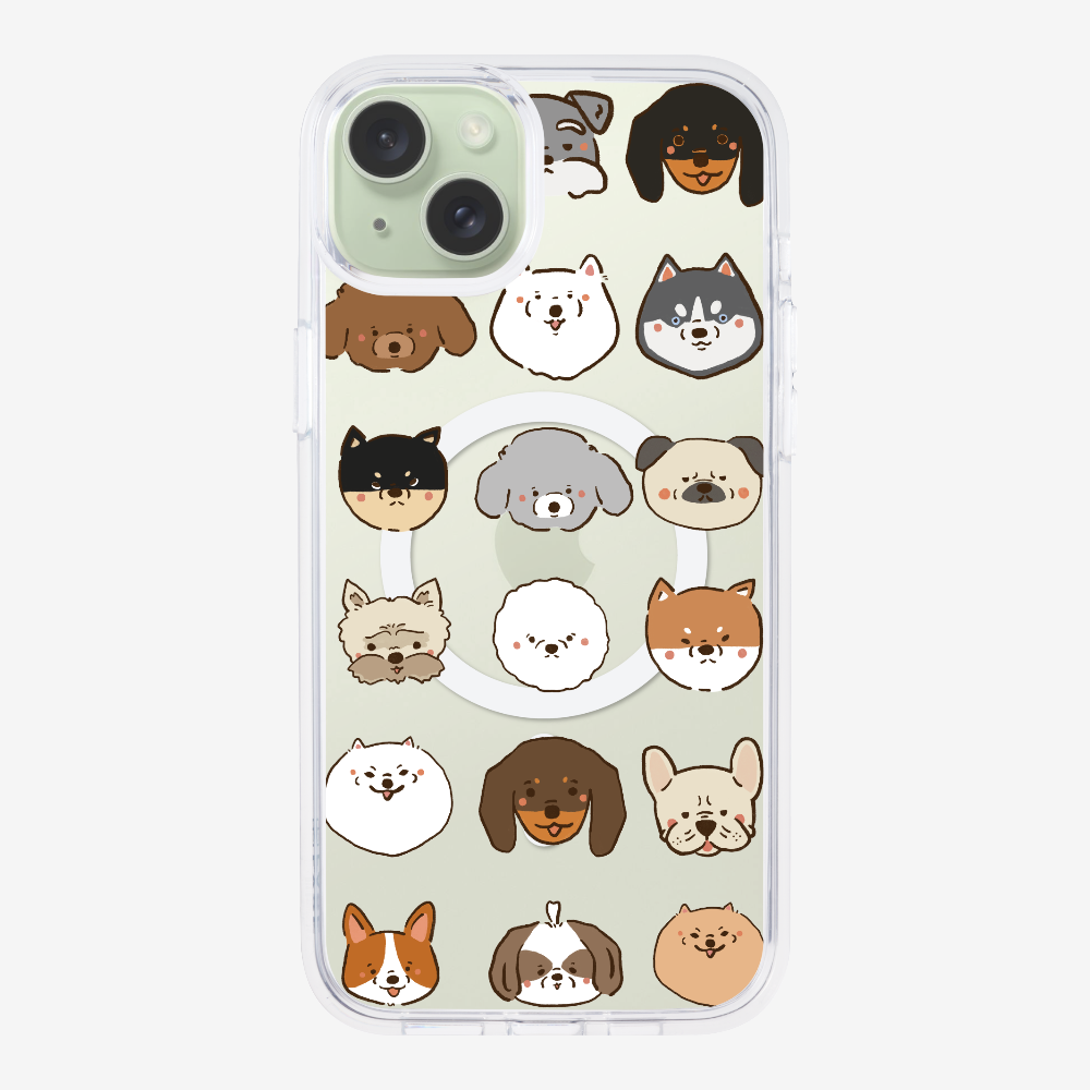 Puppy Family Seating Plan Phone Case