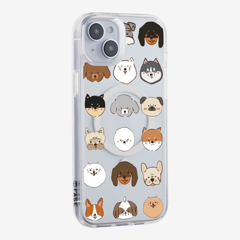 Puppy Family Seating Plan Phone Case