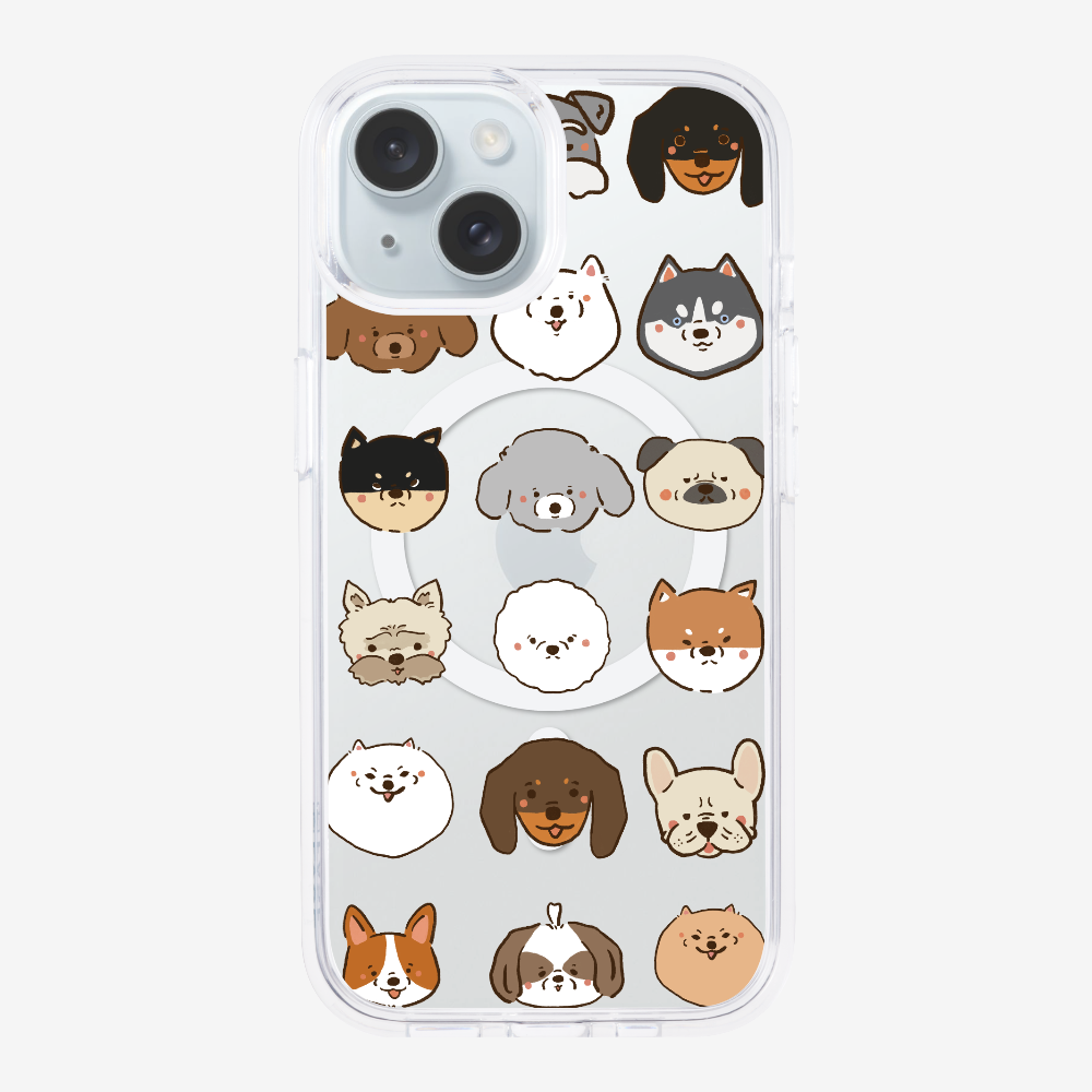 Puppy Family Seating Plan Phone Case