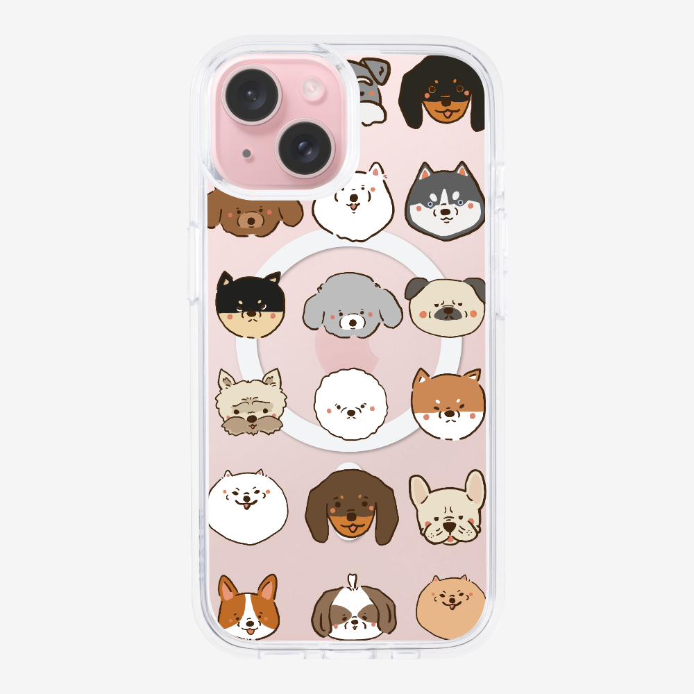 Puppy Family Seating Plan Phone Case