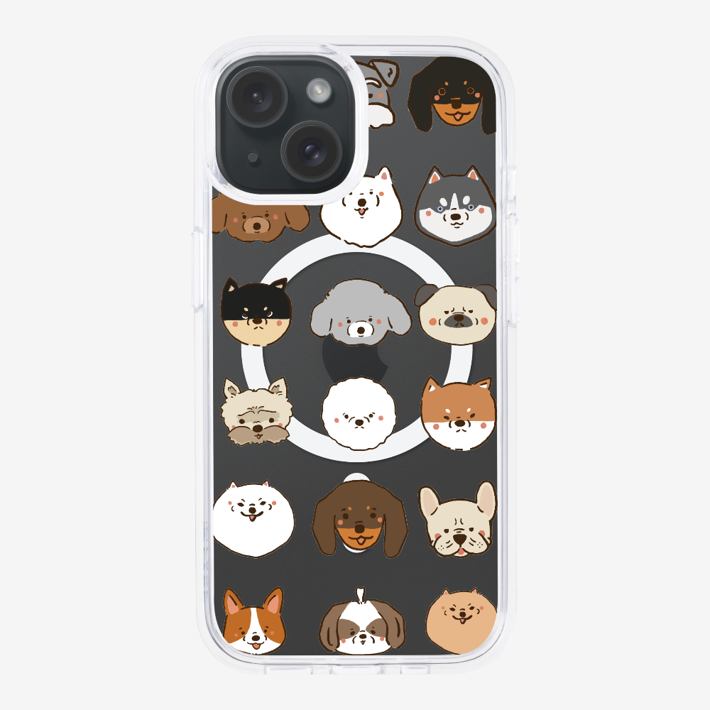 Puppy Family Seating Plan Phone Case