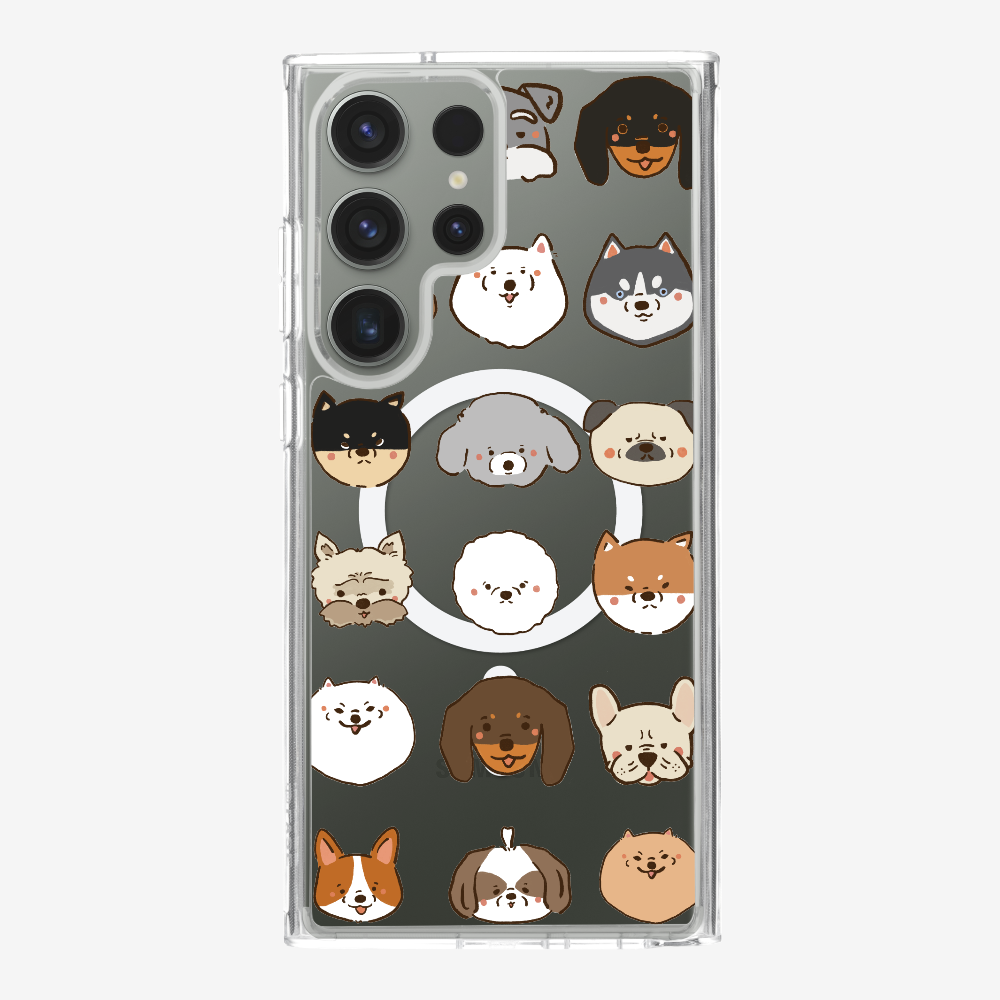 Puppy Family Seating Plan Phone Case