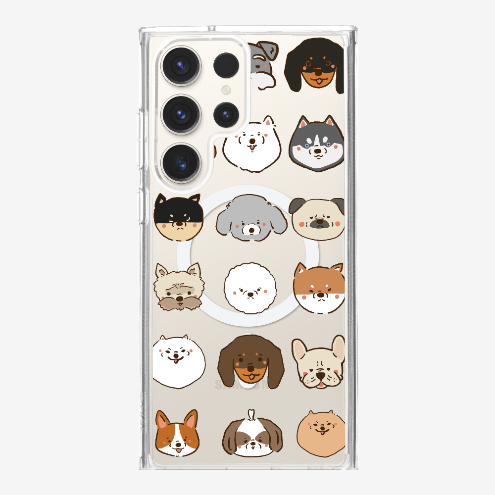 Puppy Family Seating Plan Phone Case