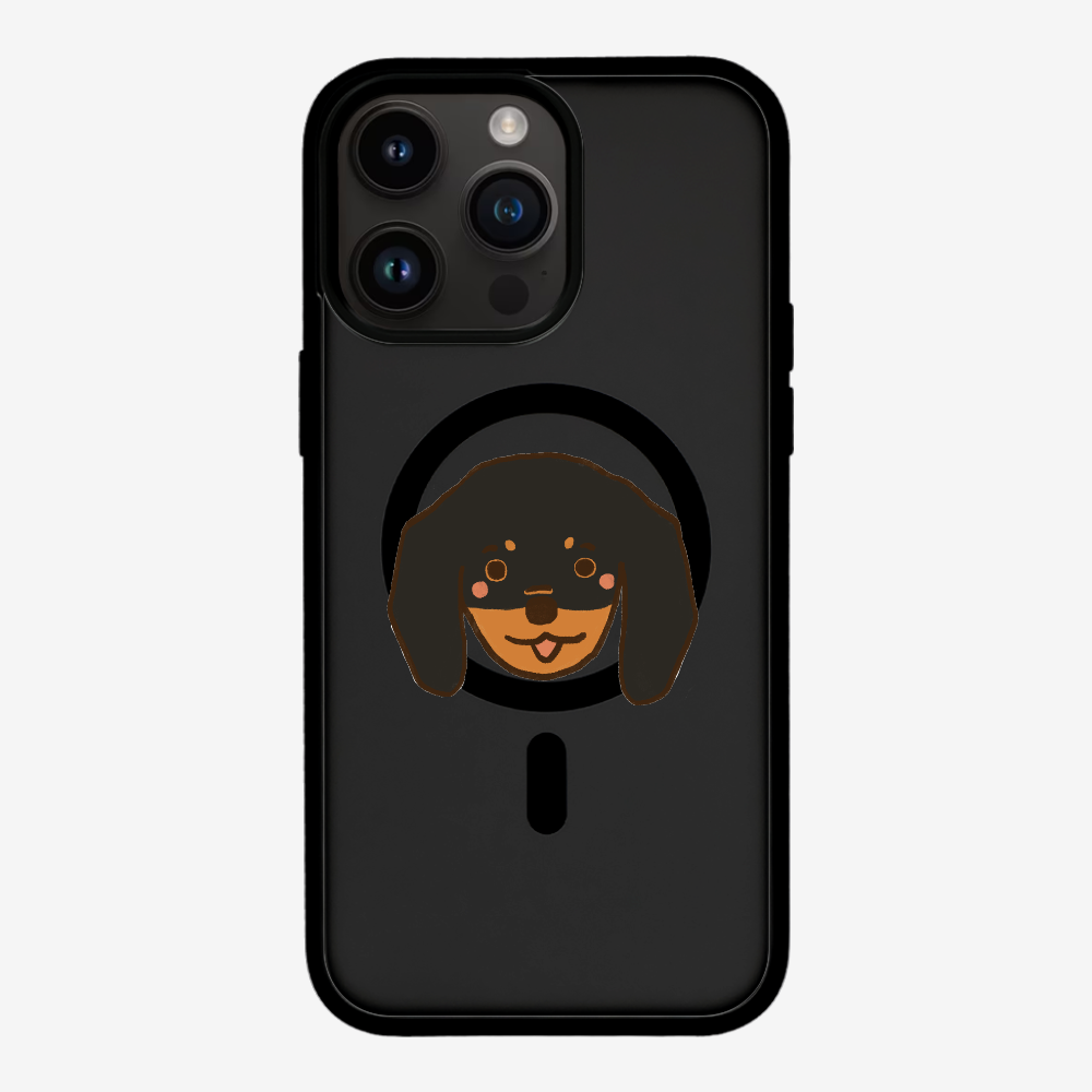 Germany Black Dachshund Phone Case