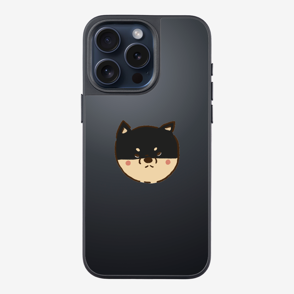 Black Japan Shiba Inu Phone Case