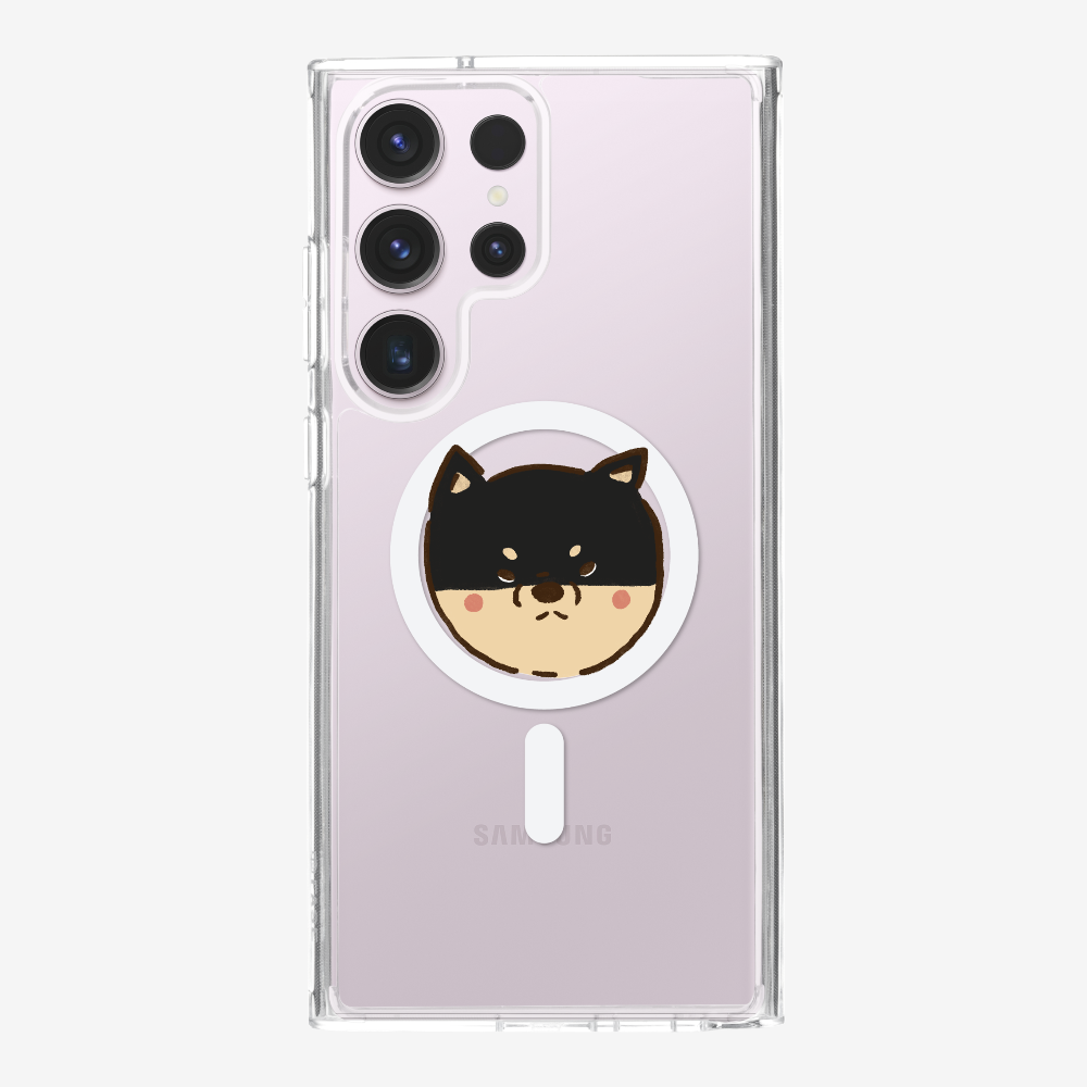 Black Japan Shiba Inu Phone Case