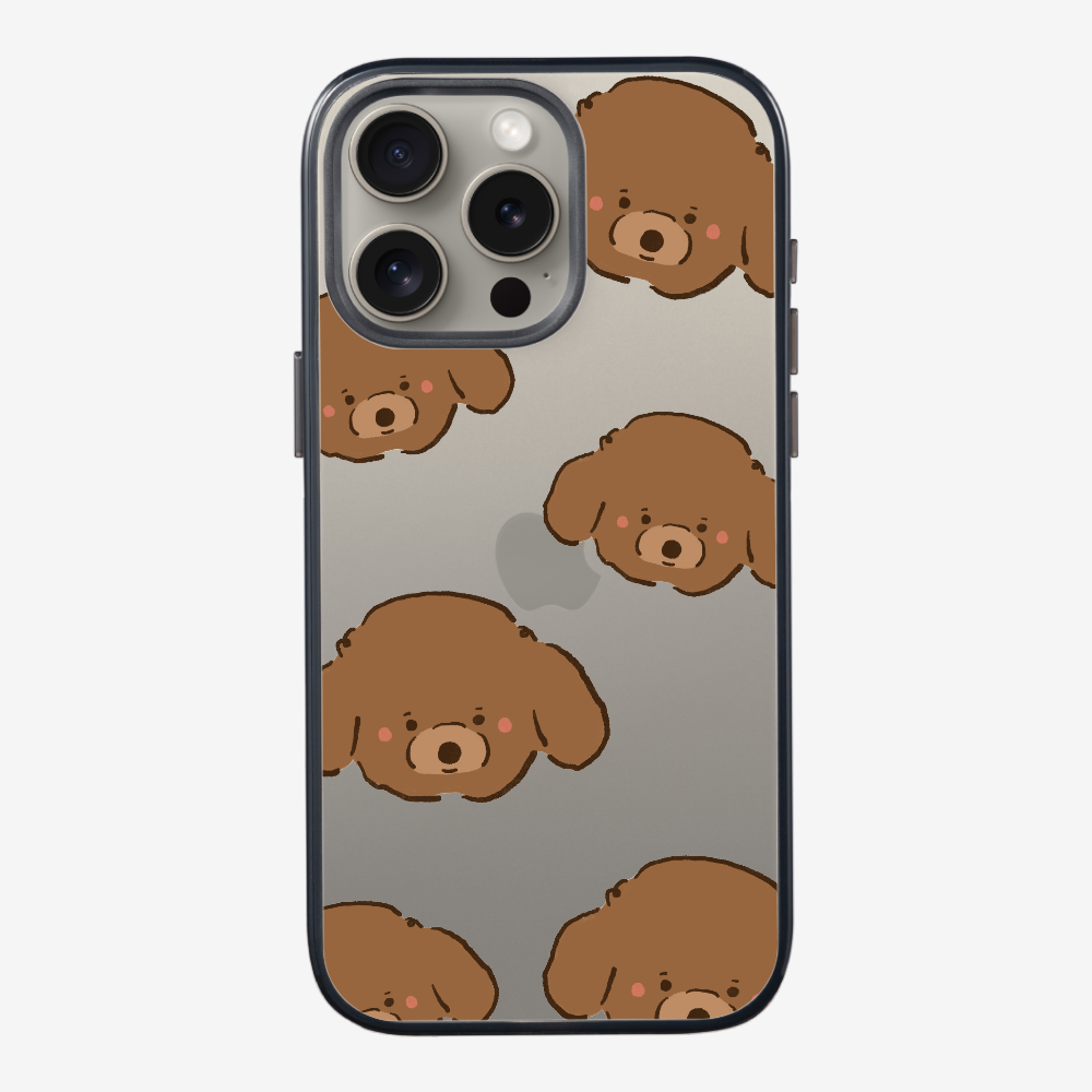 Brown Poodle Wonderland Phone Case