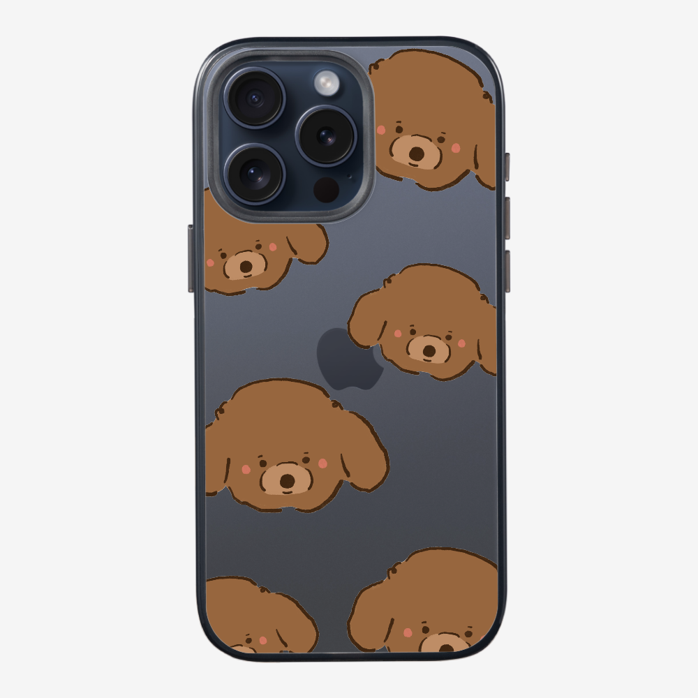 Brown Poodle Wonderland Phone Case