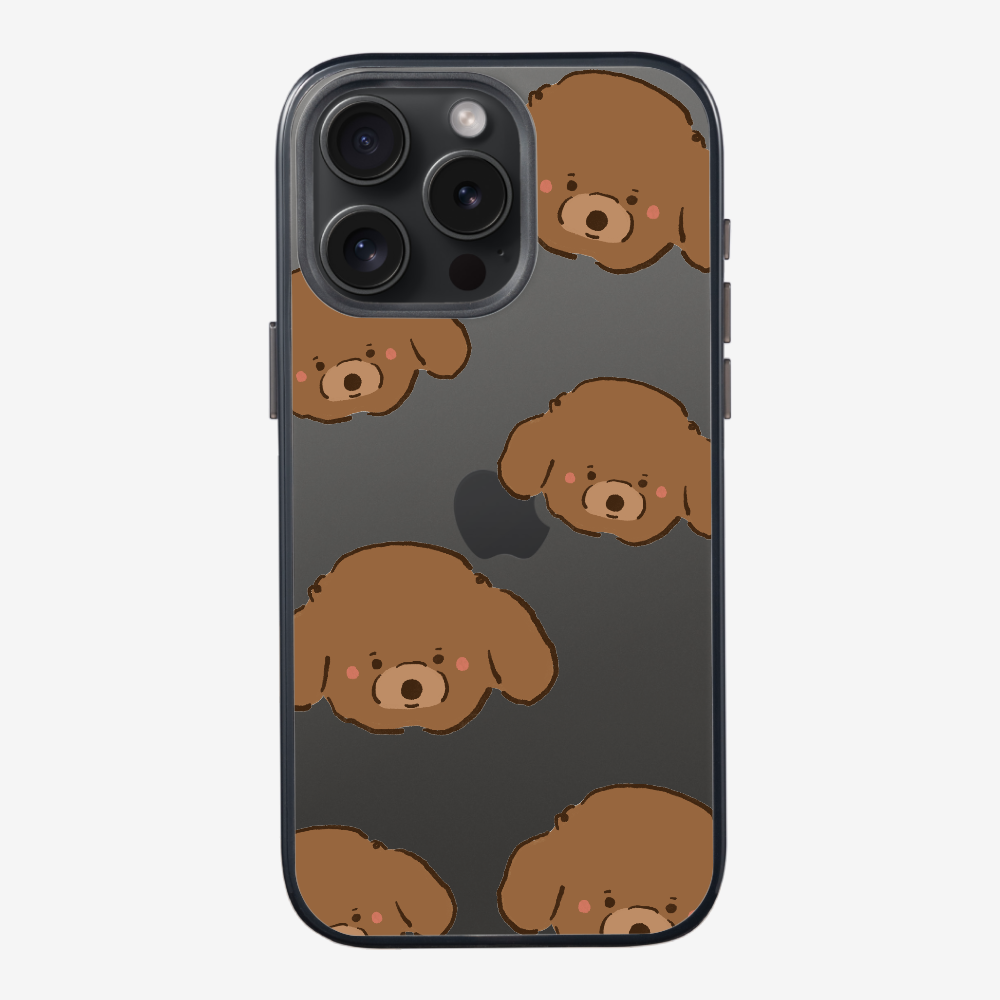 Brown Poodle Wonderland Phone Case