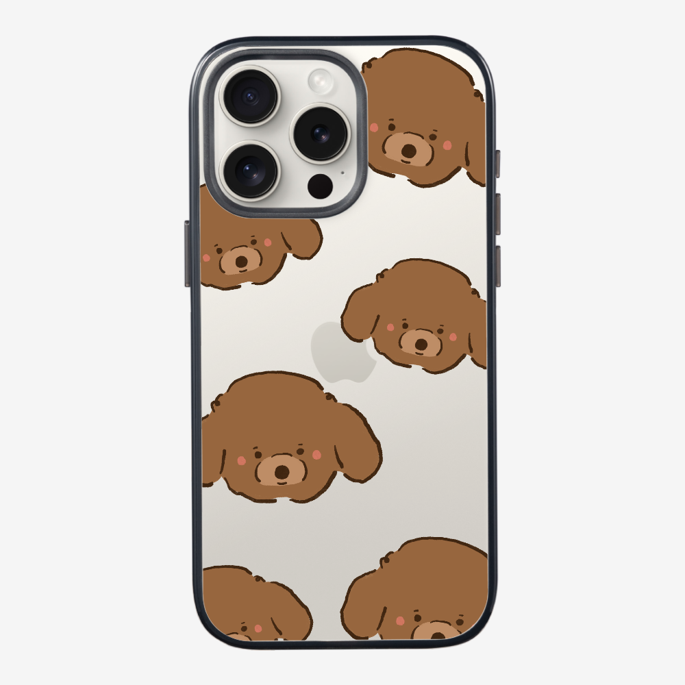 Brown Poodle Wonderland Phone Case