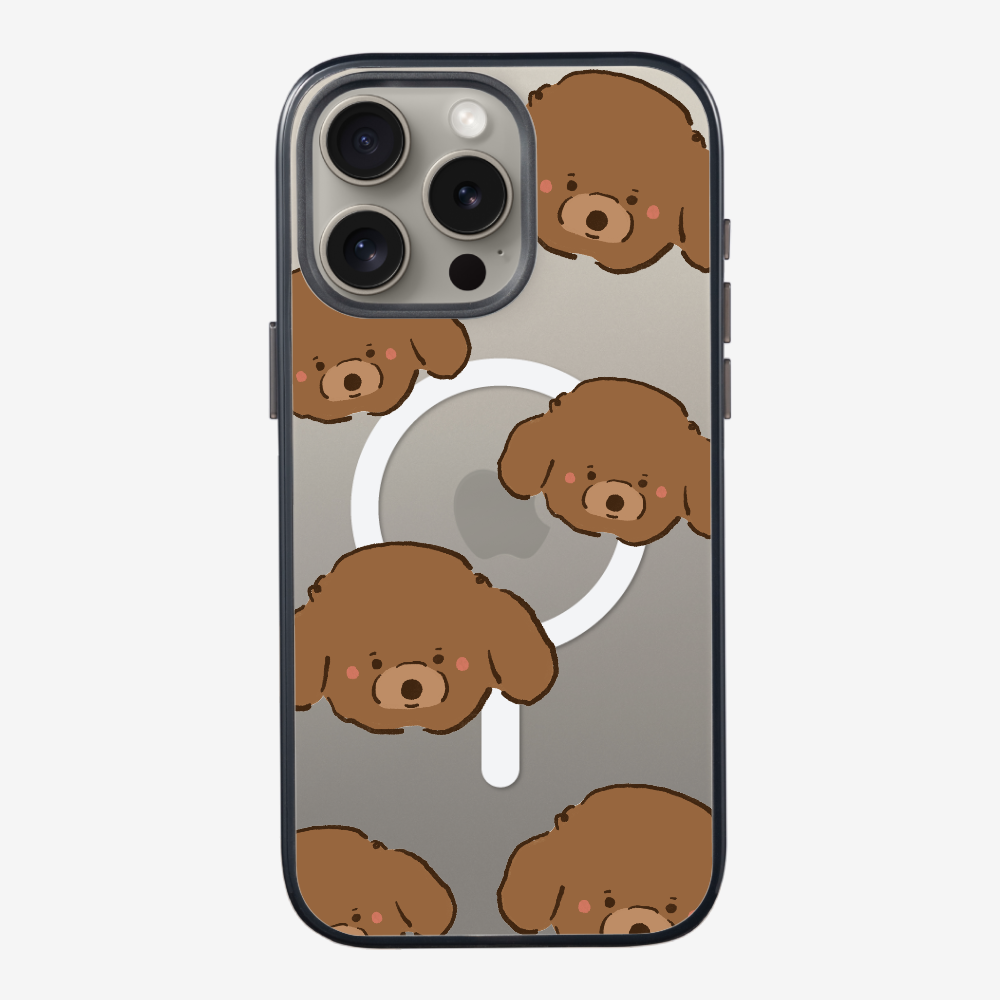 Brown Poodle Wonderland Phone Case