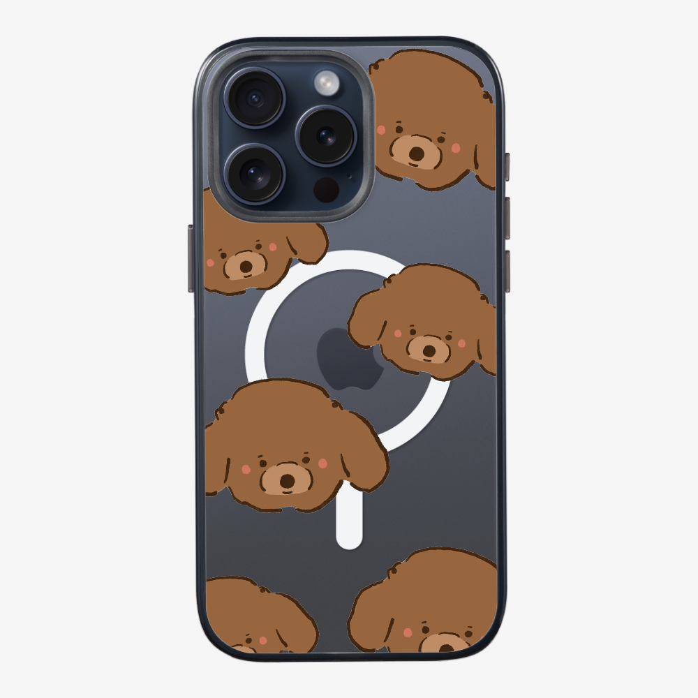 Brown Poodle Wonderland Phone Case