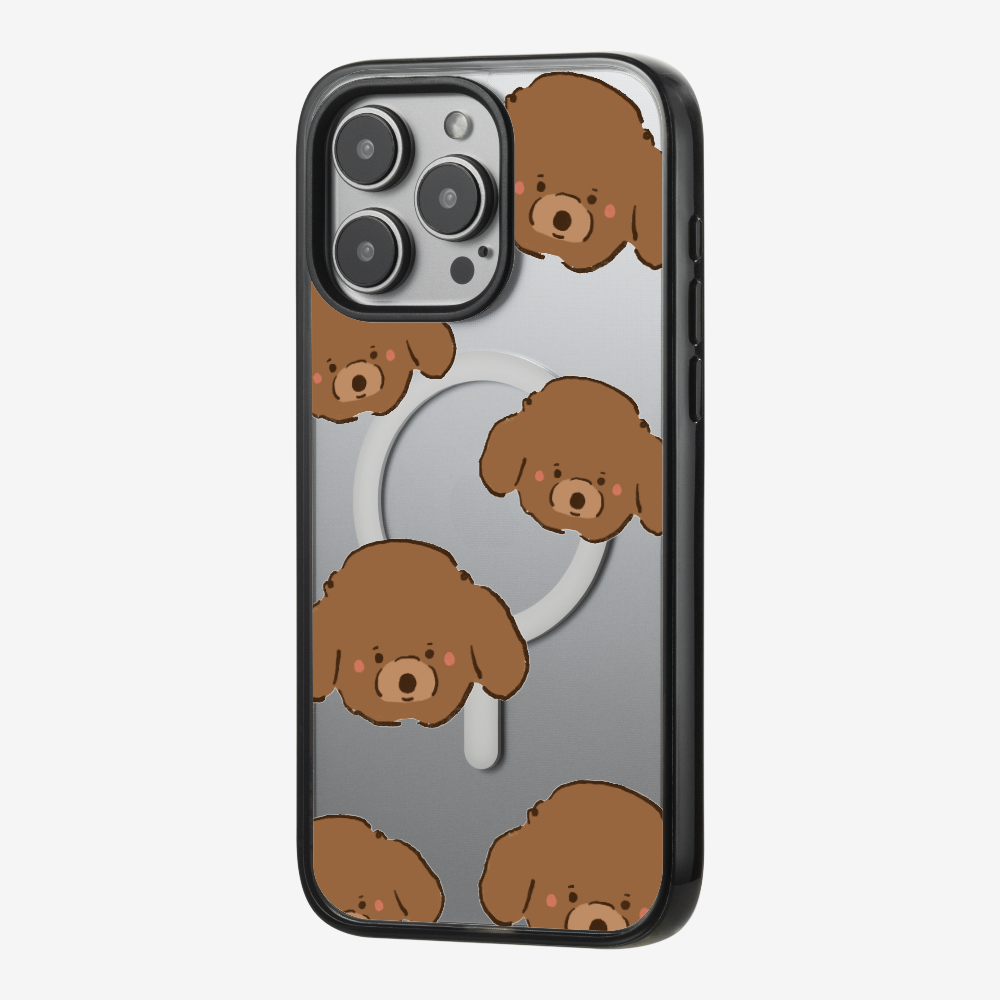 Brown Poodle Wonderland Phone Case