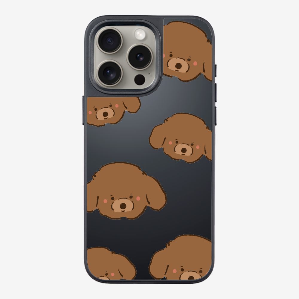 Brown Poodle Wonderland Phone Case