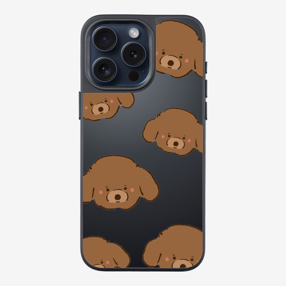 Brown Poodle Wonderland Phone Case