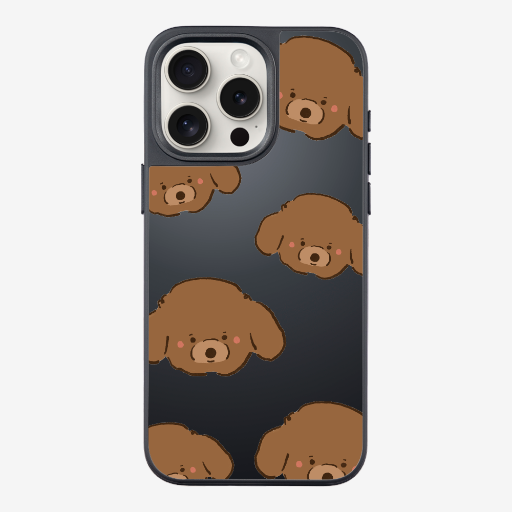 Brown Poodle Wonderland Phone Case