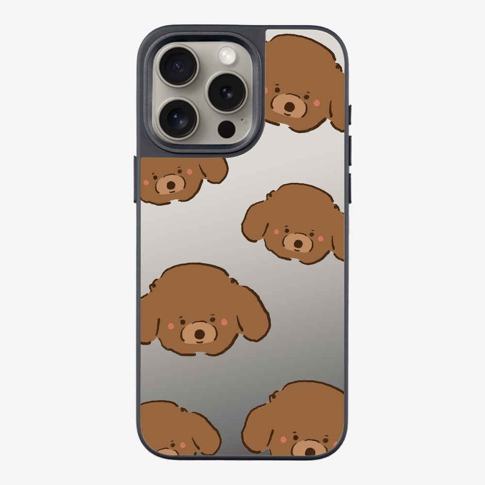 Brown Poodle Wonderland Phone Case