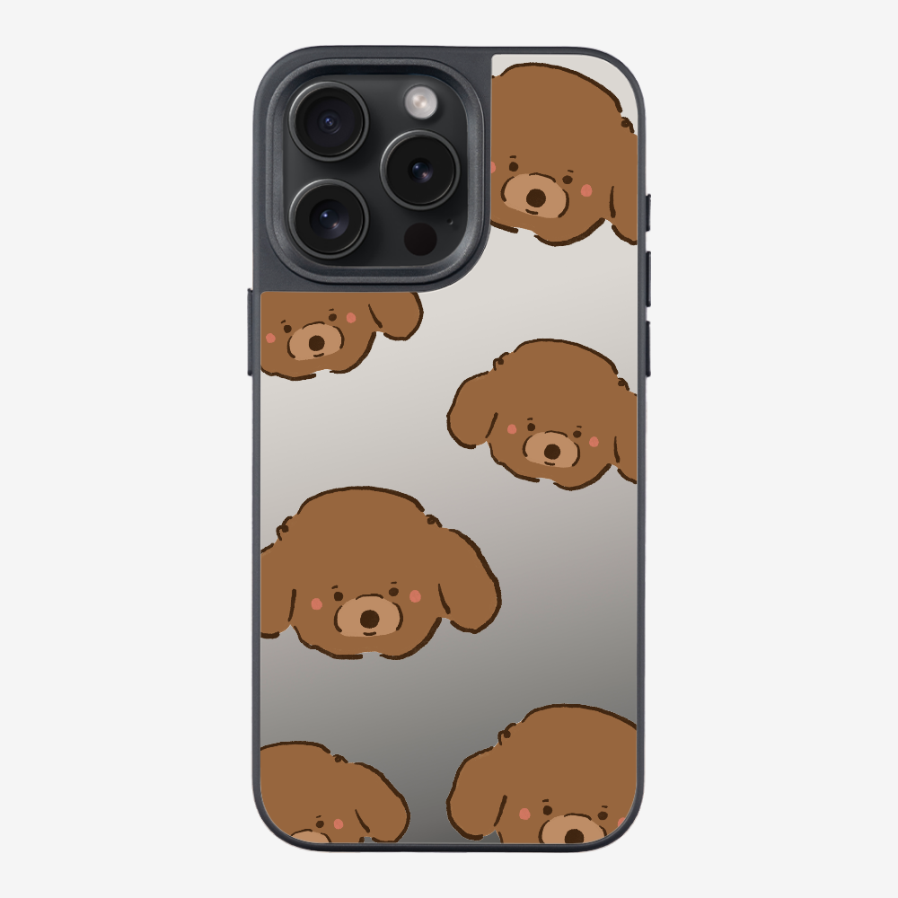 Brown Poodle Wonderland Phone Case