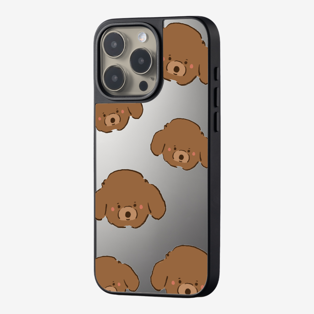 Brown Poodle Wonderland Phone Case