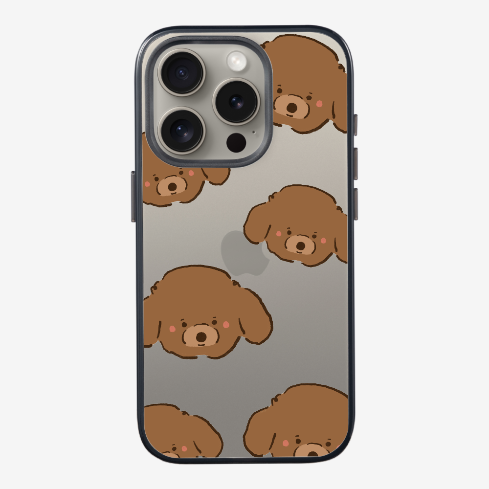 Brown Poodle Wonderland Phone Case