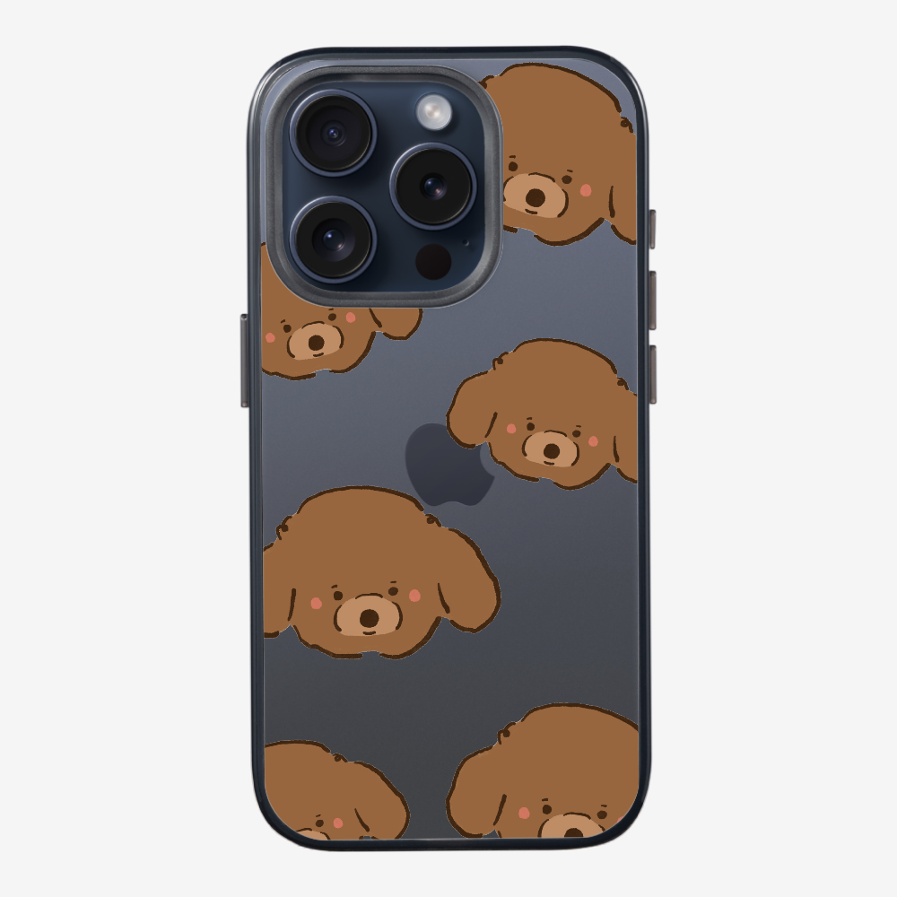 Brown Poodle Wonderland Phone Case