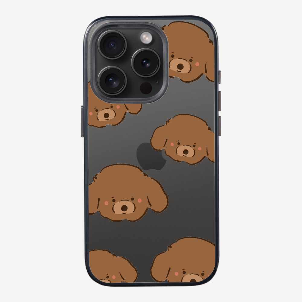 Brown Poodle Wonderland Phone Case