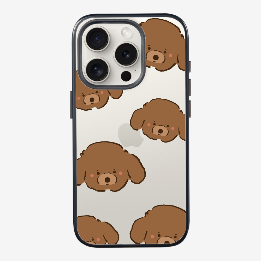 Brown Poodle Wonderland Phone Case