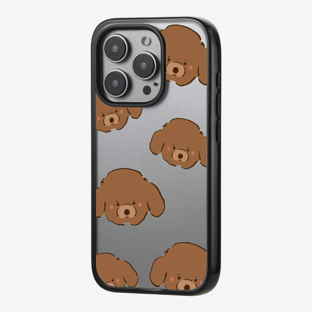 Brown Poodle Wonderland Phone Case